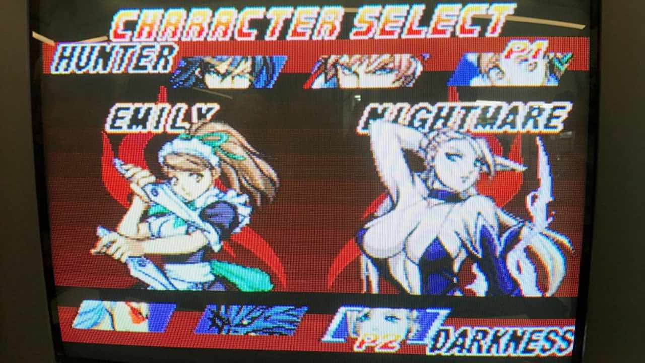 Character Select Screen for Unholy Night