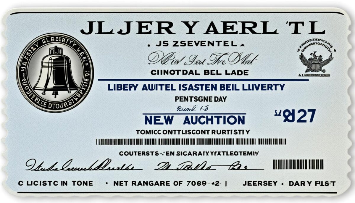 New Jersey Car Auction License